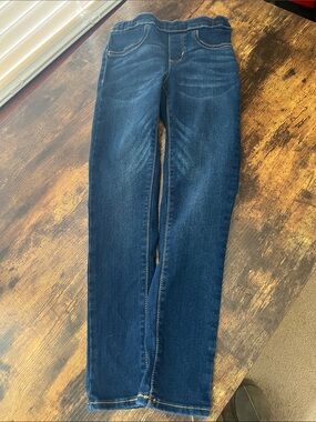 Girls Dark Blue Stretch Denim